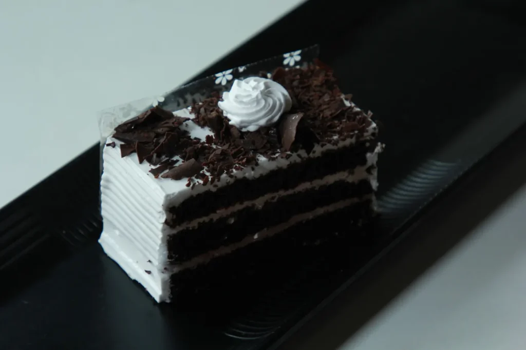 Black Forest pastry slice
